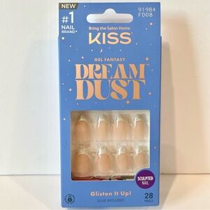 KISS Gel Fantasy Dream Dust Nails with Glitter Tips - 28 pc